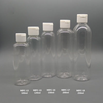 30ml 60ml 100ml Flip Top Plastic Bottles, bottiglia di plastica dell'ANIMALE DOMESTICO per i prodotti di cura di pelle