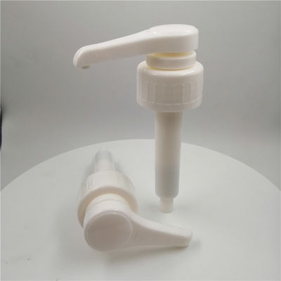 Pompa bianca della bottiglia dello sciroppo di dosaggio 8CC di colore 38/410 per Juice Bottle