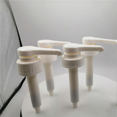 Pompa bianca della bottiglia dello sciroppo di dosaggio 8CC di colore 38/410 per Juice Bottle