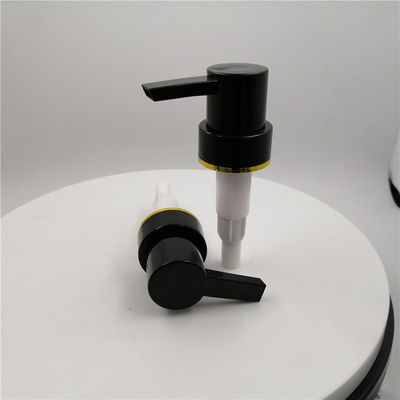 pompa di plastica della bottiglia di 33/410mm, sostituzione della pompa dell'erogatore della lozione con oro intorno