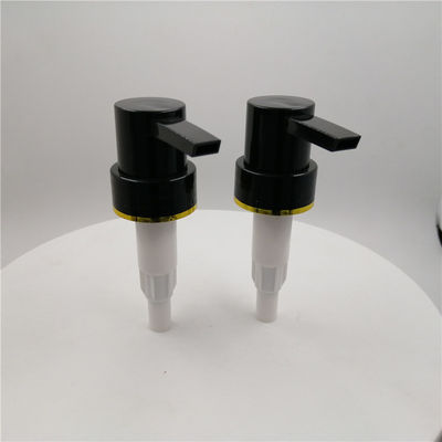pompa di plastica della bottiglia di 33/410mm, sostituzione della pompa dell'erogatore della lozione con oro intorno