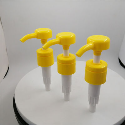 L'erogatore di plastica del sapone del piatto della prova 28mm della ruggine pompa il colore giallo