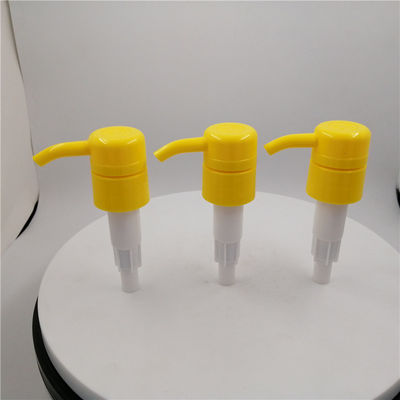 L'erogatore di plastica del sapone del piatto della prova 28mm della ruggine pompa il colore giallo