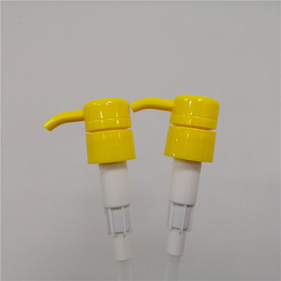 L'erogatore di plastica del sapone del piatto della prova 28mm della ruggine pompa il colore giallo