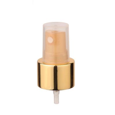 spruzzatore della foschia del profumo 1.4cc/T di 18mm, oro cosmetico dell'erogatore della pompa e chiusura d'argento
