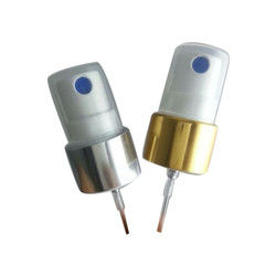 spruzzatore della foschia del profumo 1.4cc/T di 18mm, oro cosmetico dell'erogatore della pompa e chiusura d'argento