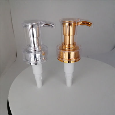 pompa dell'erogatore dello sciampo 1.5ml/T di 33mm, pompa dell'erogatore del sapone dell'oro per il balsamo di capelli