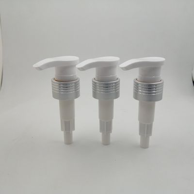 sostituzione di alluminio della pompa della bottiglia della lozione di 4cc 28mm con chiusura d'argento
