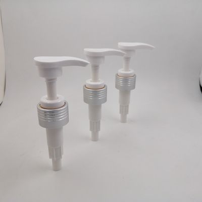 sostituzione di alluminio della pompa della bottiglia della lozione di 4cc 28mm con chiusura d'argento