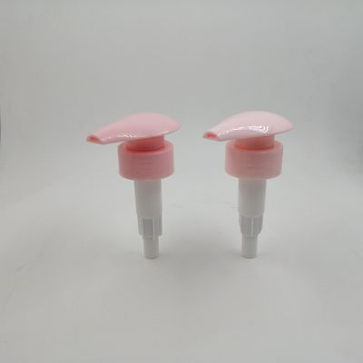 Pompa rosa della bottiglia della lozione di approvazione dello SGS, pompa dell'erogatore del prodotto disinfettante per la famiglia