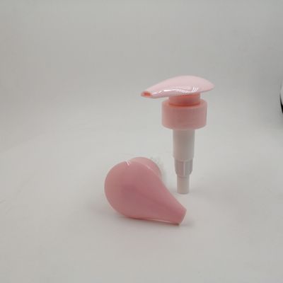 Pompa rosa della bottiglia della lozione di approvazione dello SGS, pompa dell'erogatore del prodotto disinfettante per la famiglia