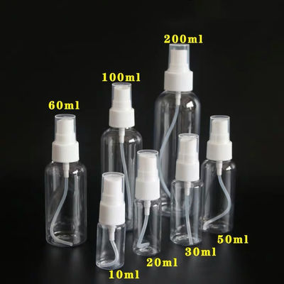 Chiara bottiglia di plastica riutilizzabile della pompa dello spruzzo, bottiglia dello spruzzo della pompa 50ml per l'acqua di Skincare