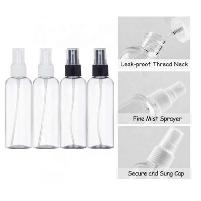 Lo spruzzo di plastica su misura della pompa di colore imbottiglia 10ml 30ml 50ml 60ml 100ml