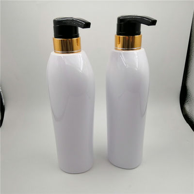 Non bottiglie di plastica dell'erogatore di caduta 33/410 con la pompa, bottiglia bianca della pompa 500ml