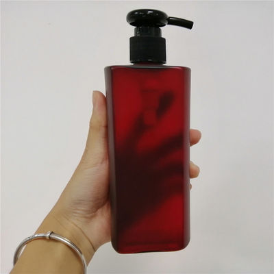 La 33/410 di pompa di plastica non riutilizzabile riciclabile di 16 Oz imbottiglia il colore rosso