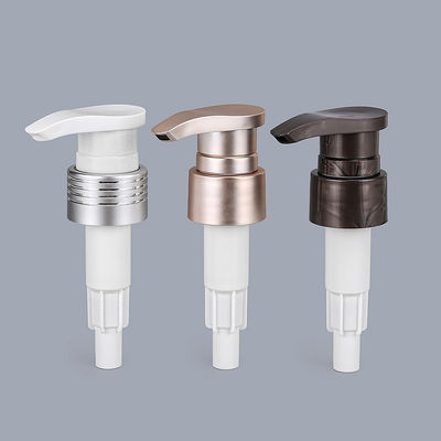Pompa di plastica dell'erogatore della lozione dell'alluminio 28/410mm per sapone liquido