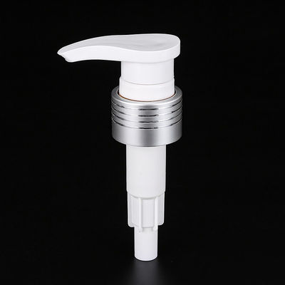 Pompa di plastica dell'erogatore della lozione dell'alluminio 28/410mm per sapone liquido