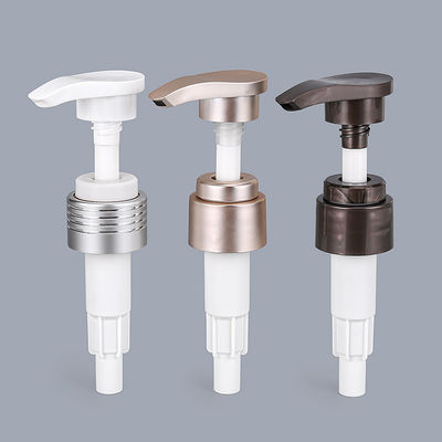 Pompa di plastica dell'erogatore della lozione dell'alluminio 28/410mm per sapone liquido