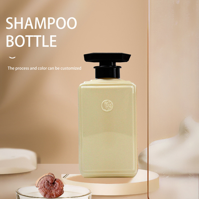Stampa di chiara bottiglia quadrata vuota della pompa della lozione dell'ANIMALE DOMESTICO 500ml per le bottiglie del balsamo e dello sciampo